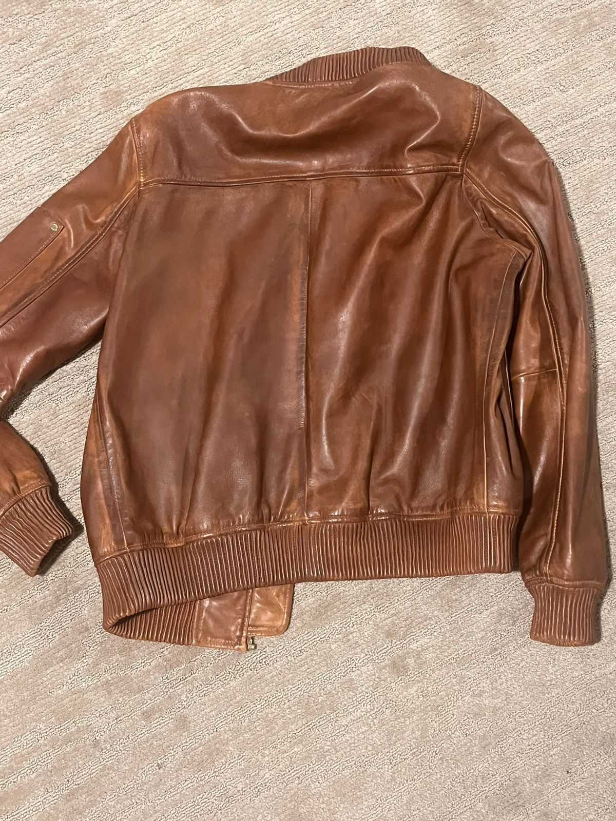 Michael Kors Micheal Kors Vintage Leather Jacket Size S / US 4 / IT 40 - 3 Thumbnail