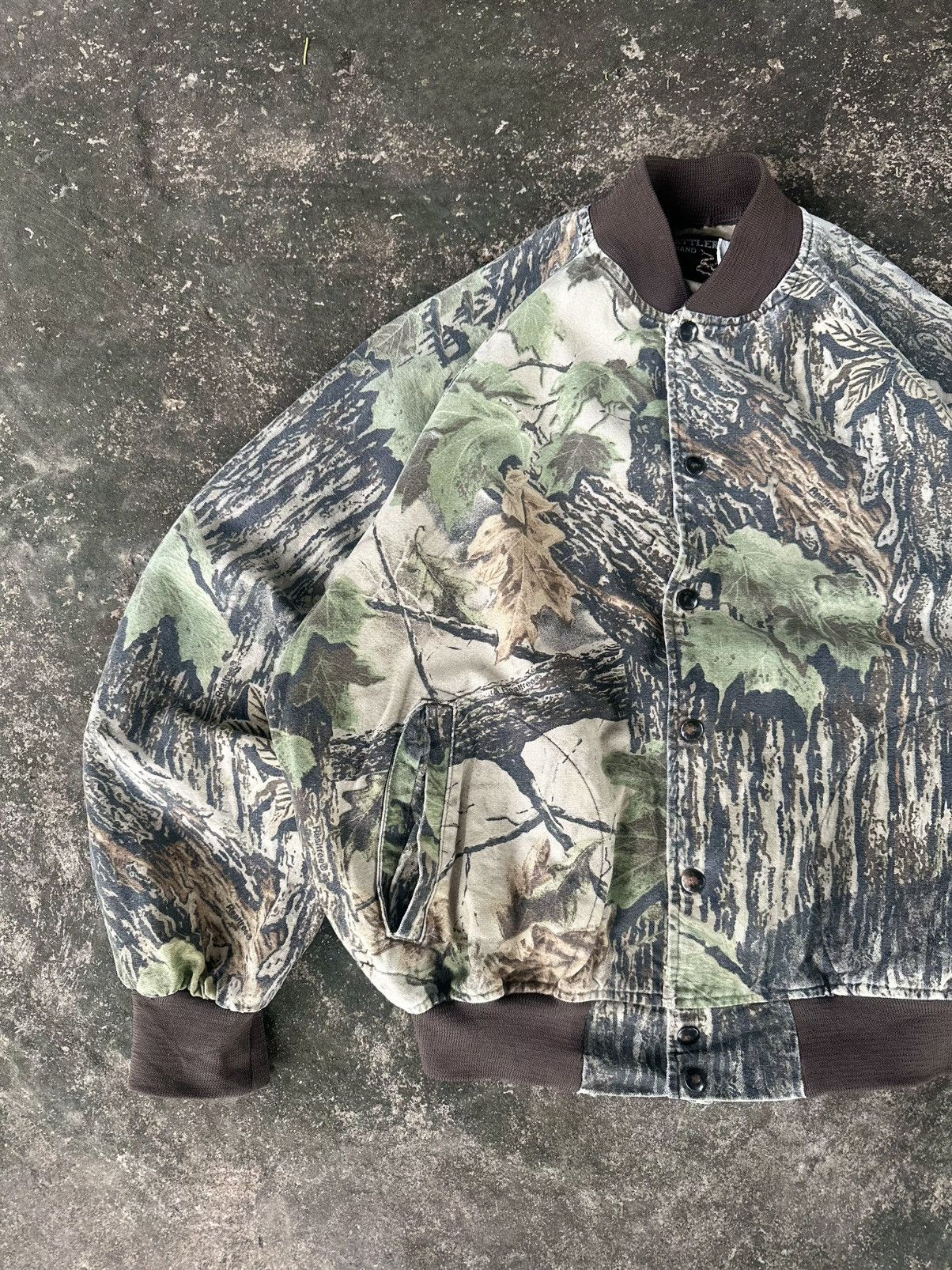 Mossy Oaks × Vintage Vintage 80s Y2K Mossy Oak Realtree Camo Rare Bomber Jacket Size US XL / EU 56 / 4 - 3 Thumbnail