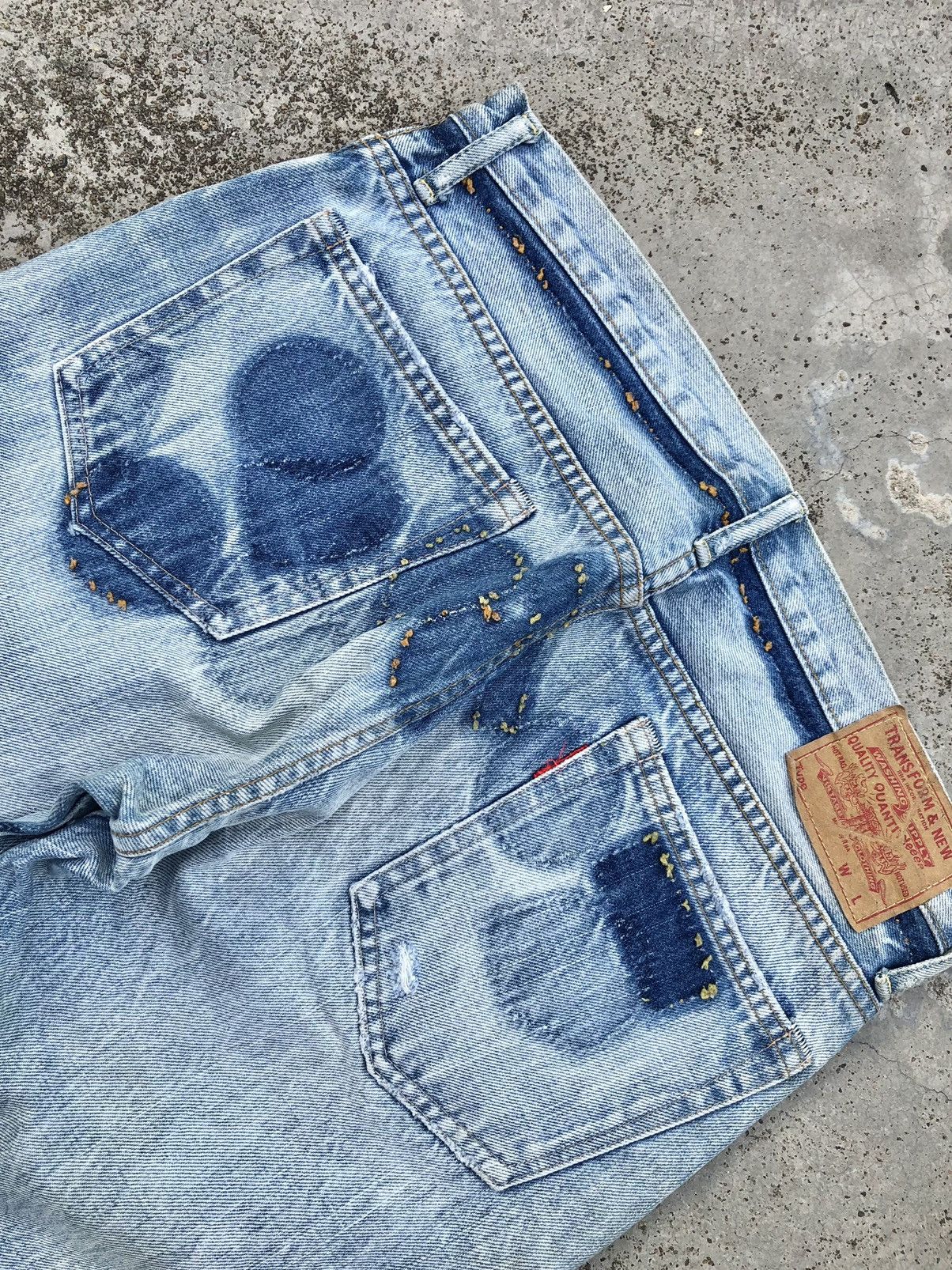 Japanese Brand RNA TRANSFORM &NEW BLUE JEANS Size US 31 - 10 Thumbnail