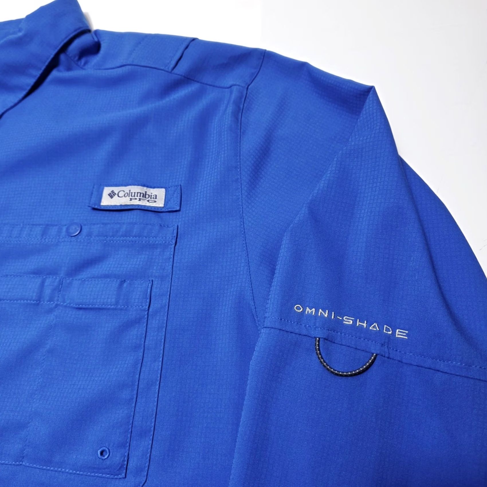 Vintage Columbia Men's Blue Long Sleeve PFG Button Up Fishing Shirt Vented Blue 2XL Size US XXL / EU 58 / 5 - 3 Thumbnail