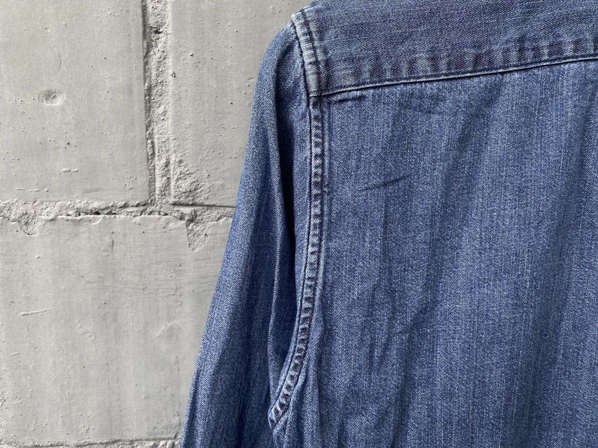Uniqlo Uniqlo Denim Long Sleeve Shirt Single Pocket Size US XS / EU 42 / 0 - 6 Thumbnail