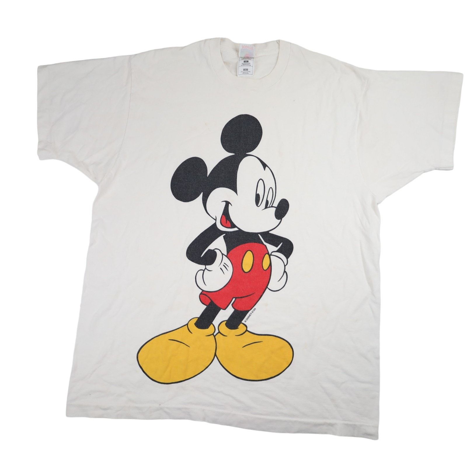 Disney × Vintage Vintage Disney Mickey Mouse Big Graphic T Shirt Size US XL / EU 56 / 4 - 1 Thumbnail