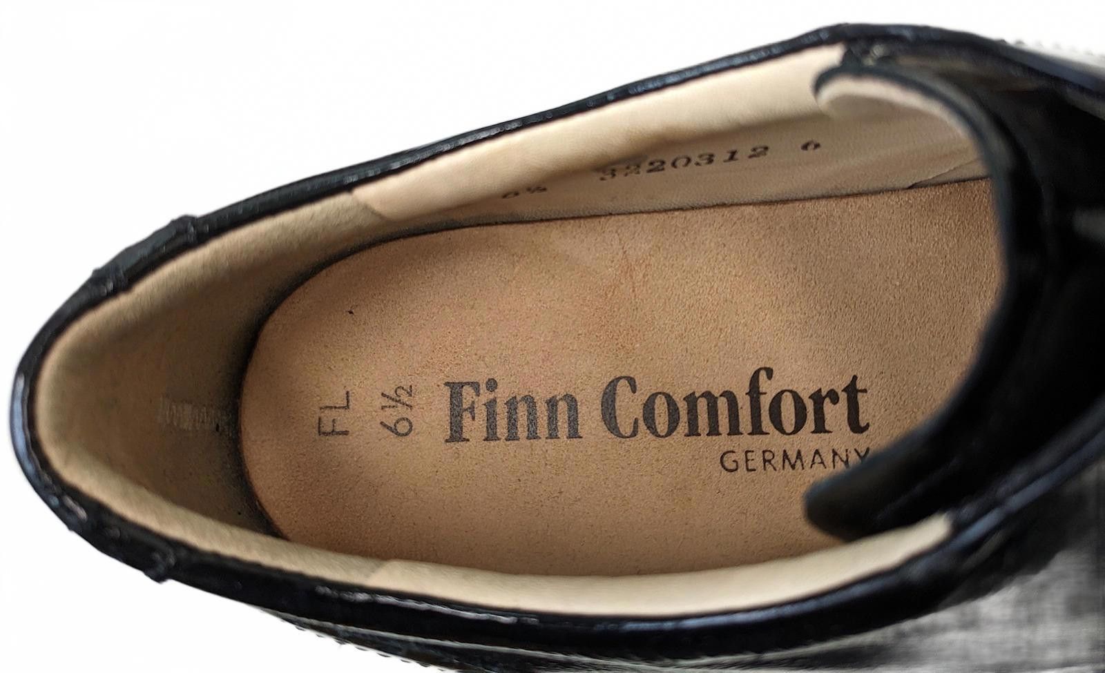 Other Finn Comfort Men Dress Shoes Germany LaceUp Black Patent 7 Size US 7 / EU 40 - 7 Thumbnail