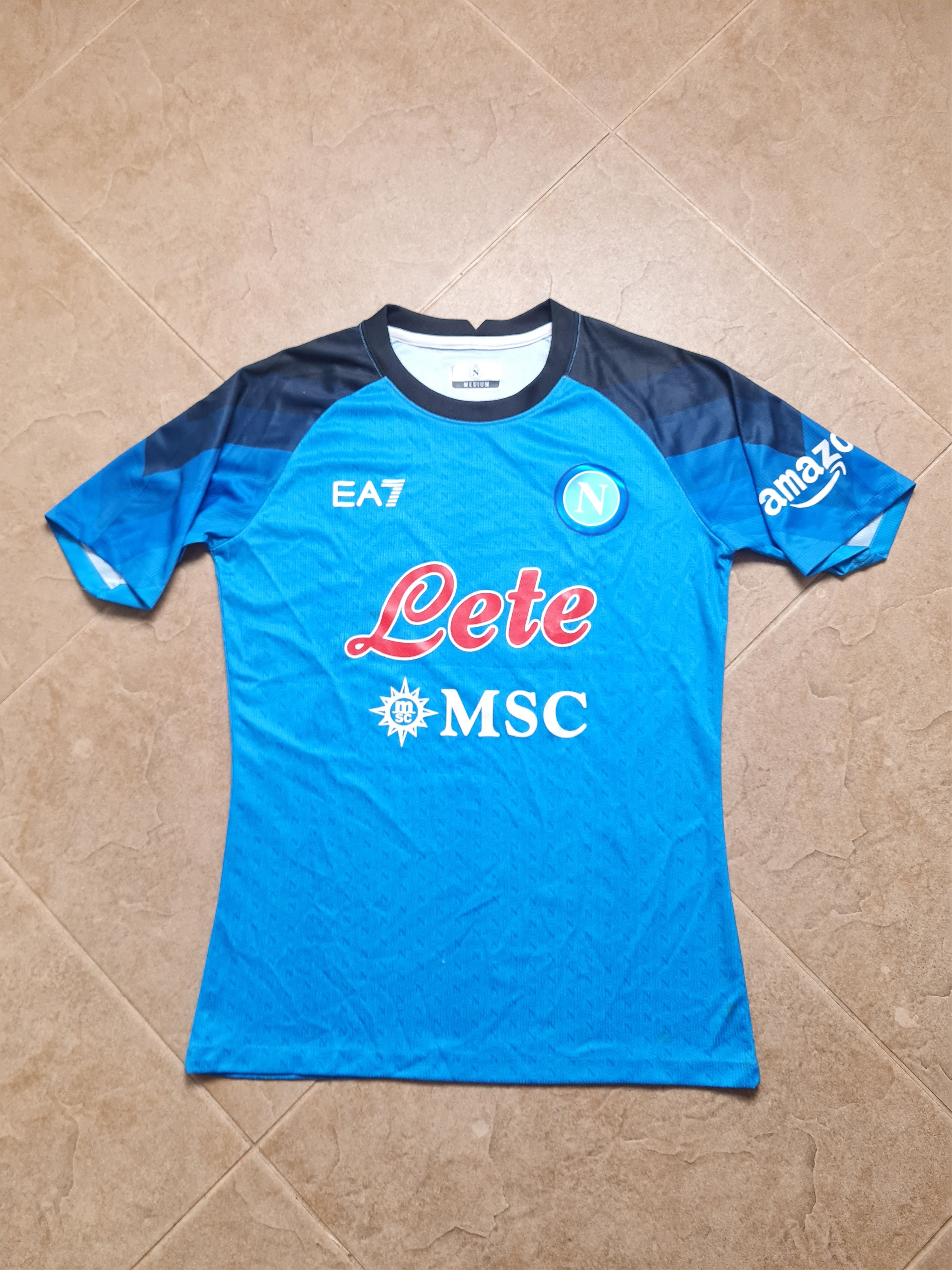 Other Jersey Napoli Home 2022/23 Match Version EA7 Soccer Shirt Size US M / EU 48-50 / 2 - 4 Thumbnail