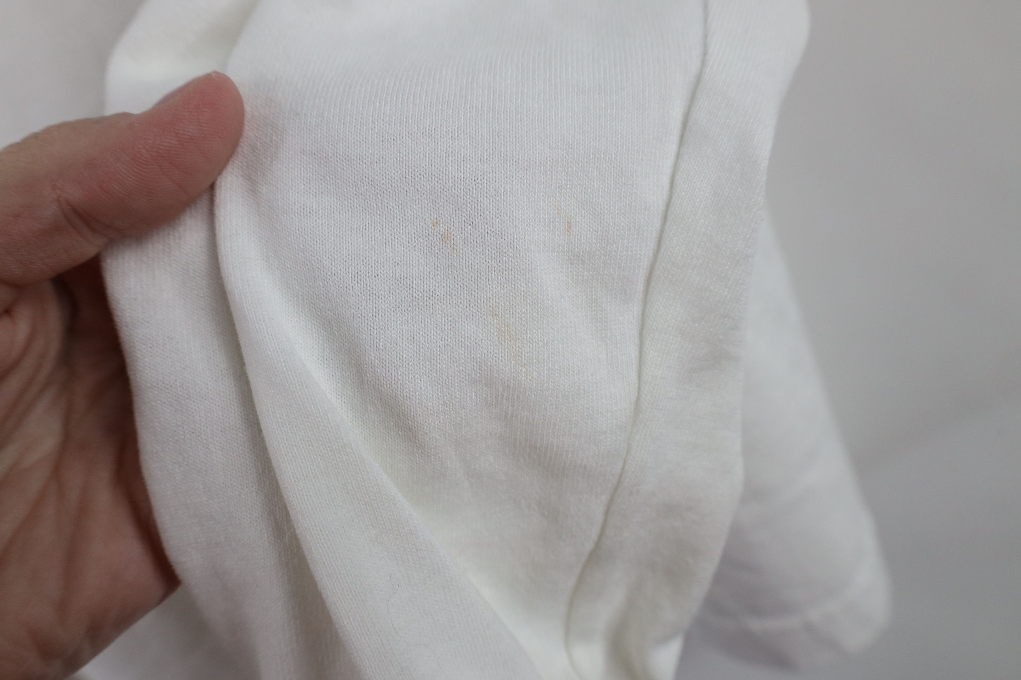 Vintage Vintage 90s Streetwear Blank Turtleneck T-Shirt White USA Size L / US 10 / IT 46 - 5 Thumbnail