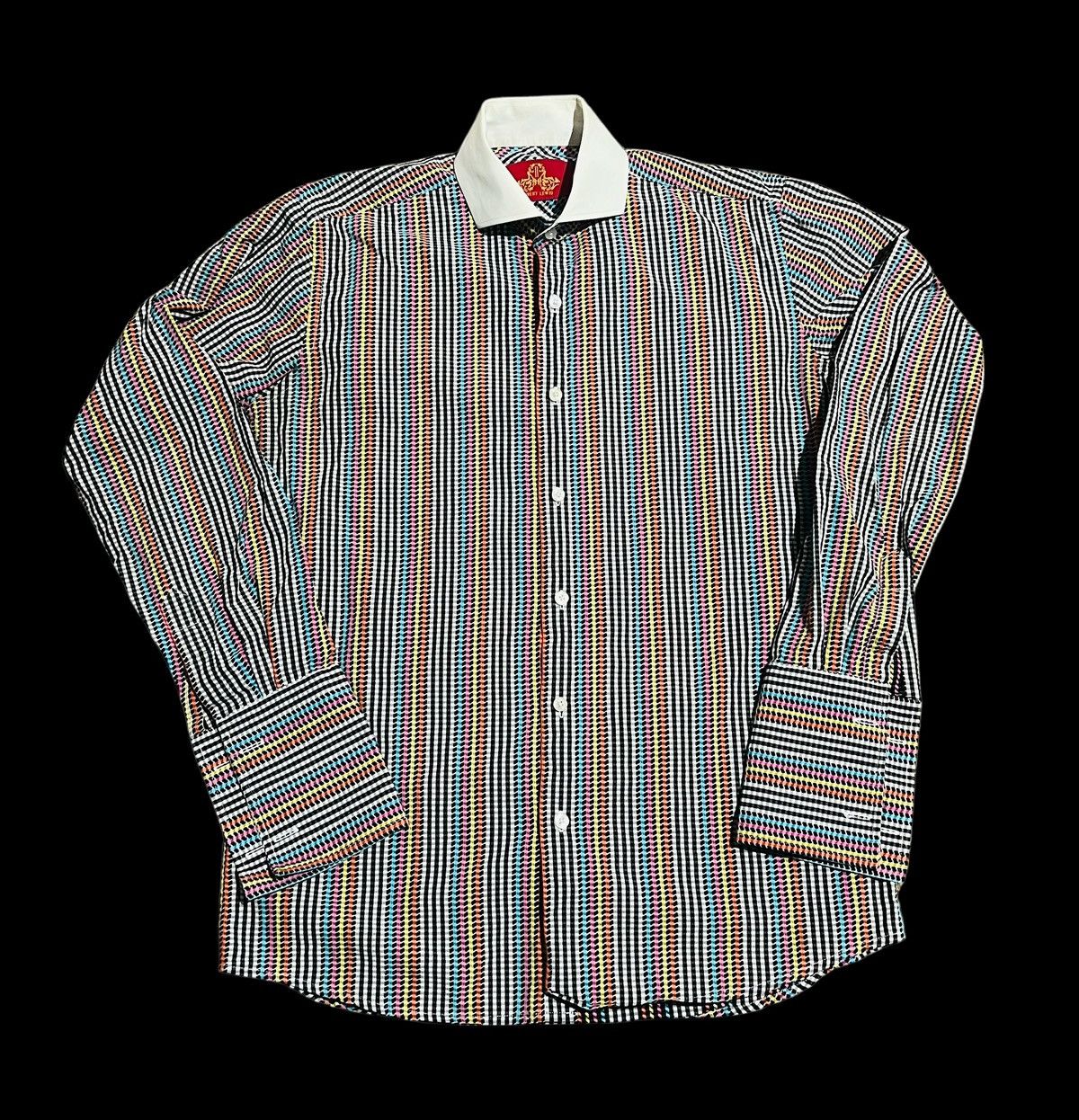 Robert Lewis Robert Lewis mens medium Multi-color long sleeve Button Down Size US M / EU 48-50 / 2 - 1 Thumbnail