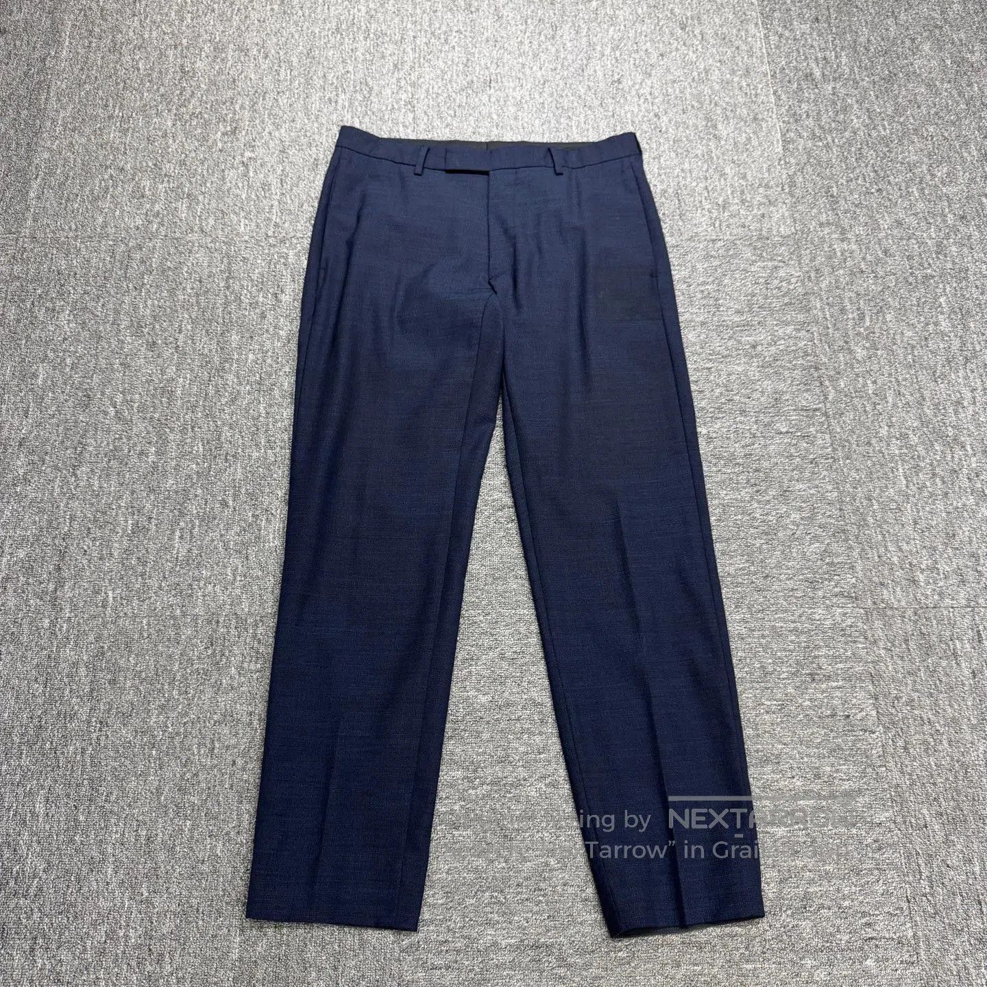 Dior Blue Straight-Leg Pants Size 30. Size US 30 / EU 46 - 1 Thumbnail