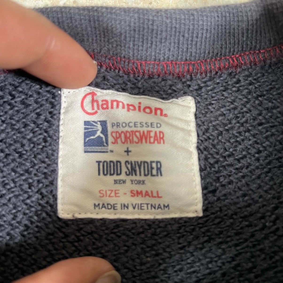 Champion × Todd Snyder Todd Snyder Champion Men S Blue Pocket Sweatshirt Raglan Size US S / EU 44-46 / 1 - 5 Thumbnail