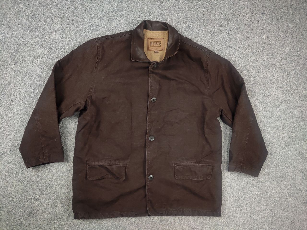 Vintage Redskins Territoire Vintage 80's Work Style USA Lined Jacket Size US XL / EU 56 / 4 - 7 Thumbnail