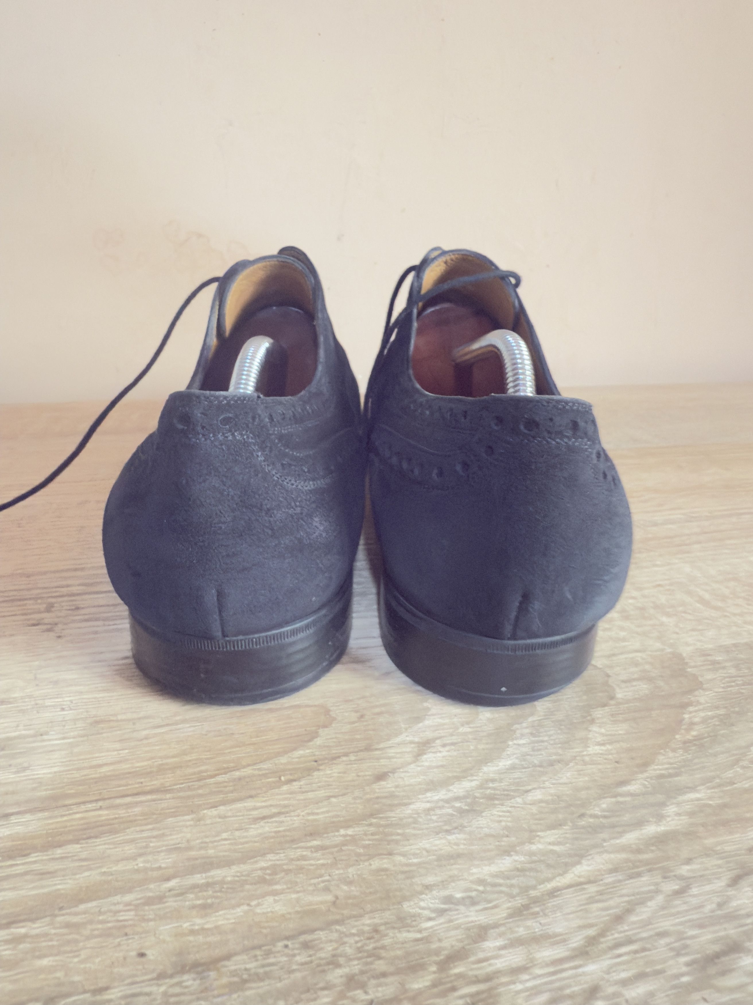 Gucci 🔥 Loafers gucci derby classic suede navy blue bamboo laces Size US 13 / EU 46 - 4 Thumbnail