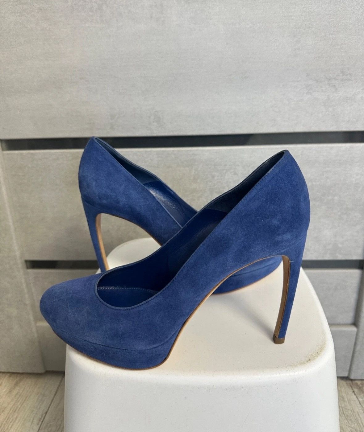 Alexander McQueen Alexander McQueen Vero Cucio High Heels Suede Leather Shoes Size US 9 / IT 39 - 1 Thumbnail