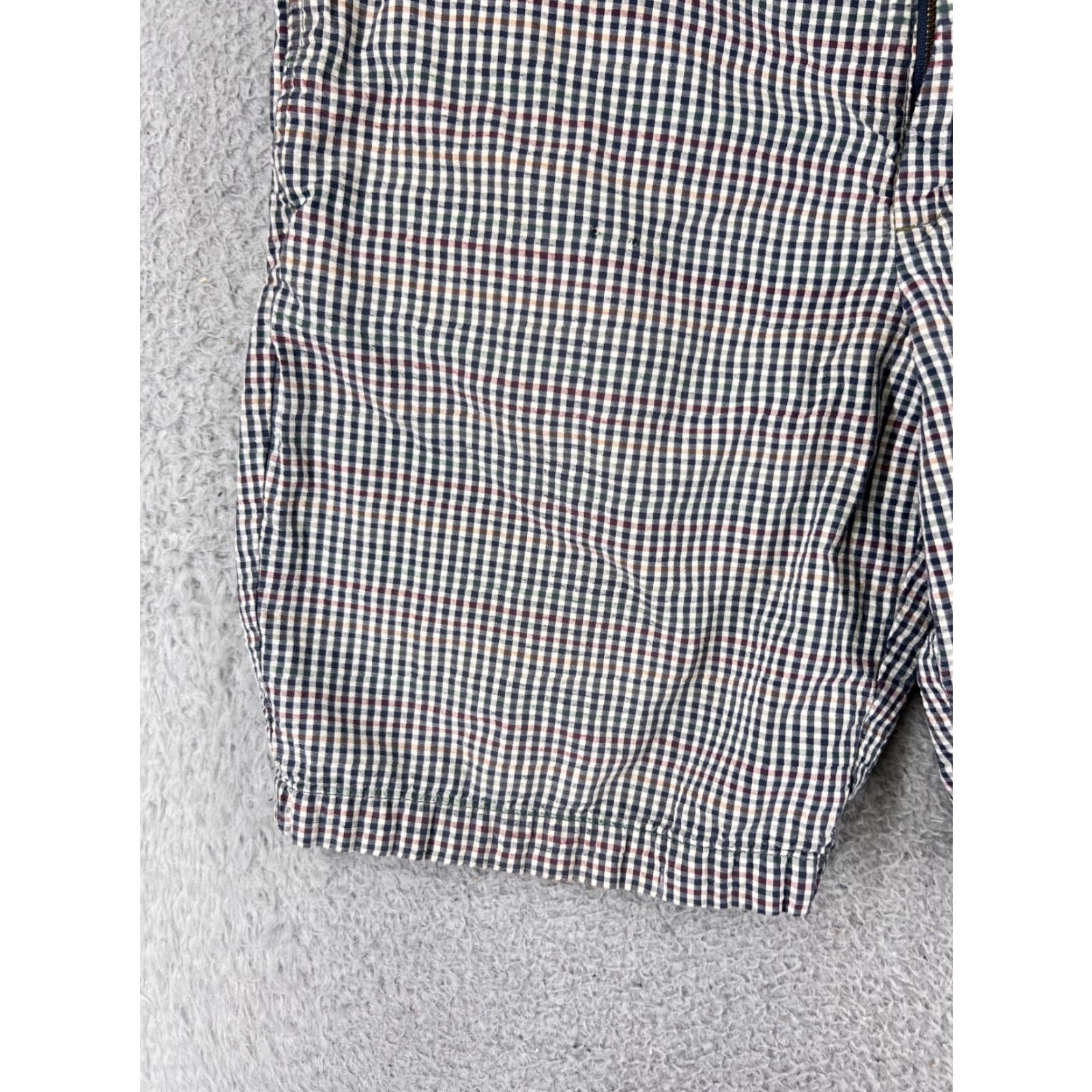 Tommy Bahama Tommy Bahama Shorts Men 33 Blue Red Green White Gingham Plaid 100% Cotton Size US 33 - 5 Thumbnail