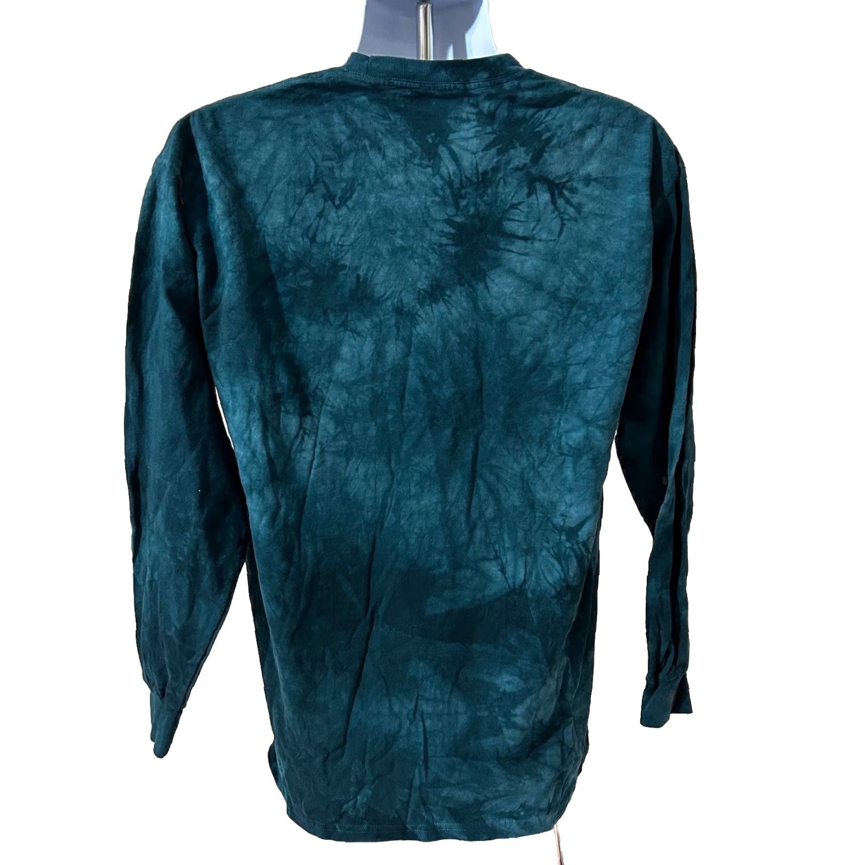 The Mountain The Mountain Lion Long Sleeve Shirt Men Large Green Tie Dye Lions Crew Neck Size US L / EU 52-54 / 3 - 4 Thumbnail