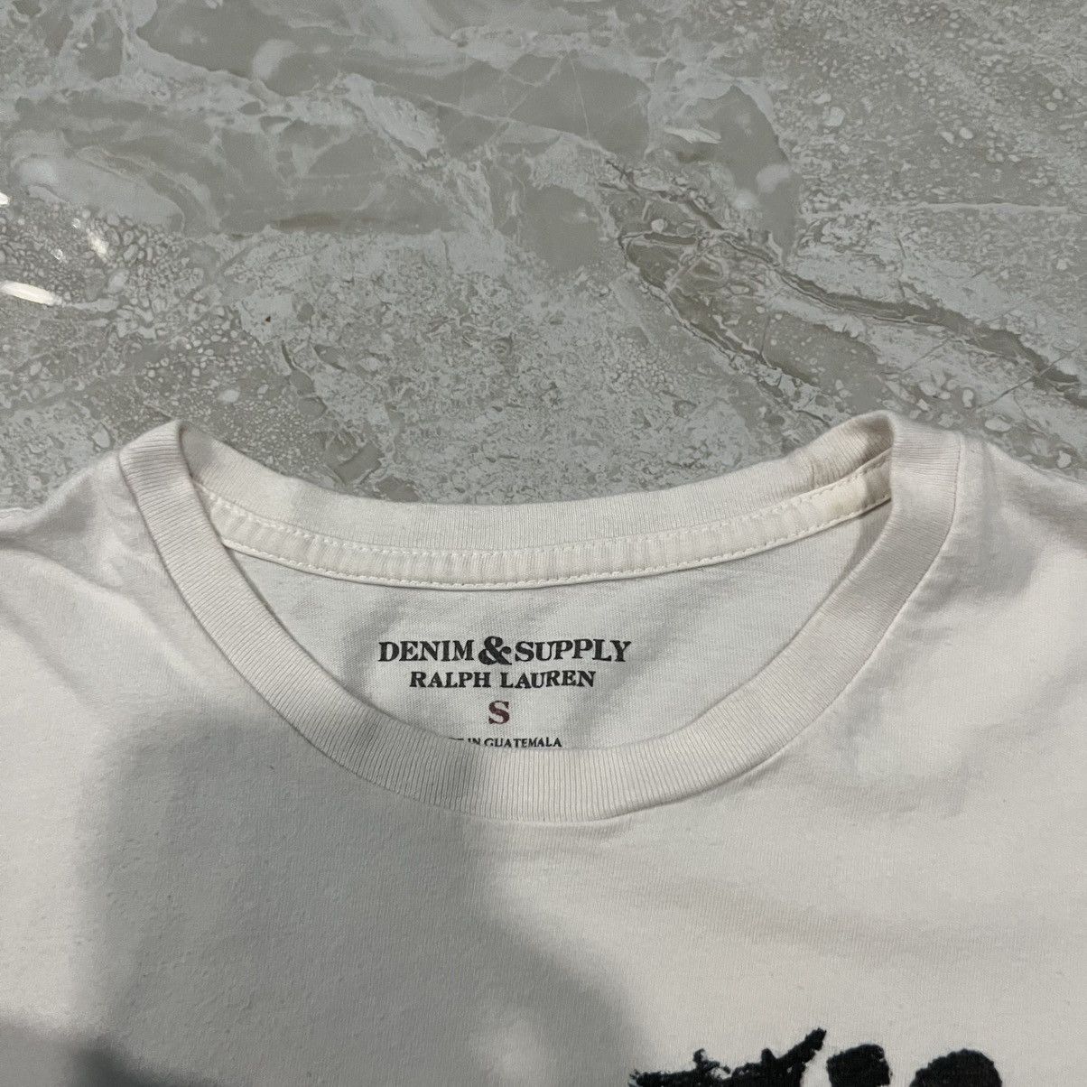 Denim & Supply Ralph Lauren × Polo Ralph Lauren × Ralph Lauren Denim & Supply Ralph Lauren Motorcycle White T-shirt Size US S / EU 44-46 / 1 - 3 Thumbnail