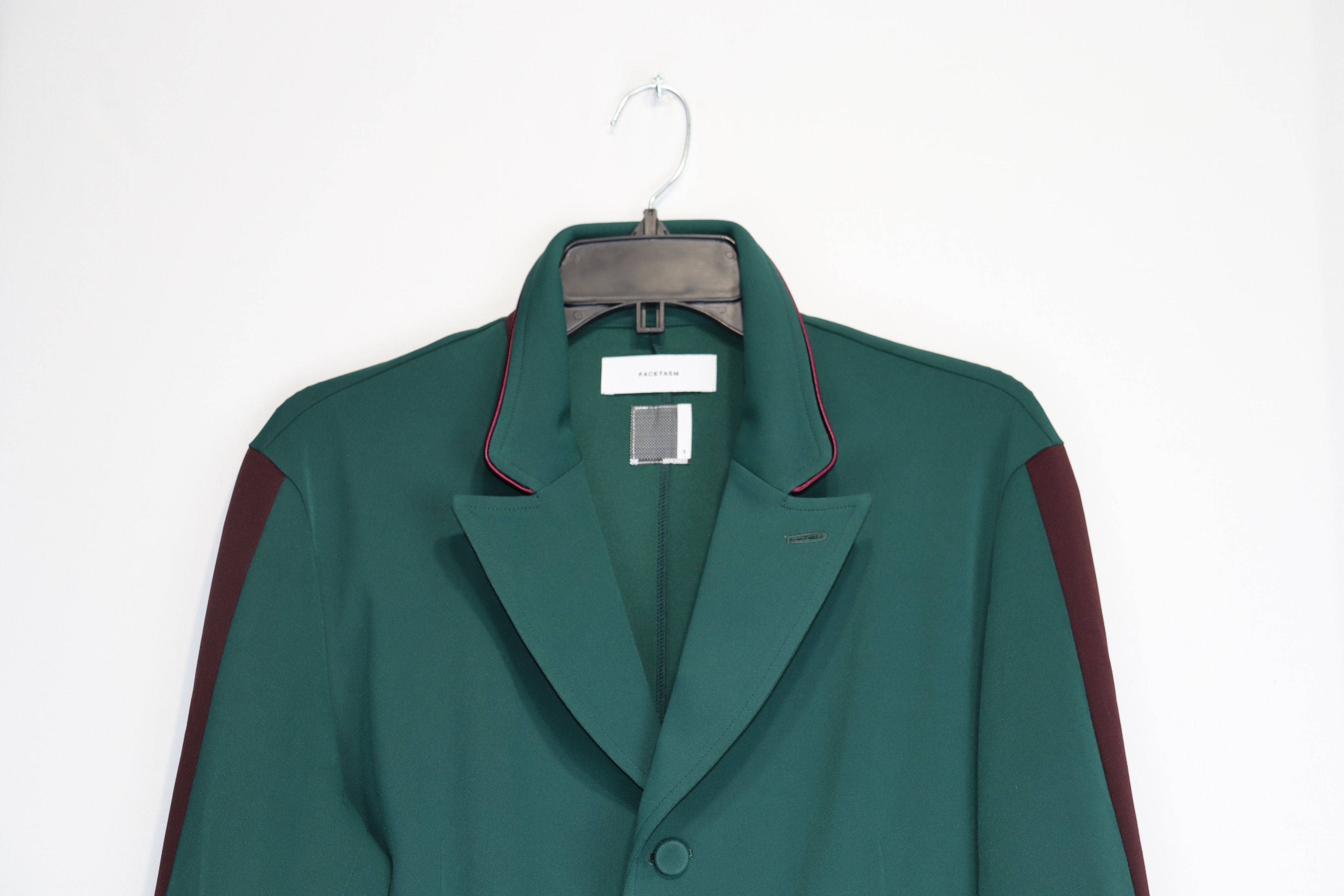 Facetasm o1rshd1 Techno Jersey Blazer in Green Size US L / EU 52-54 / 3 - 8 Thumbnail
