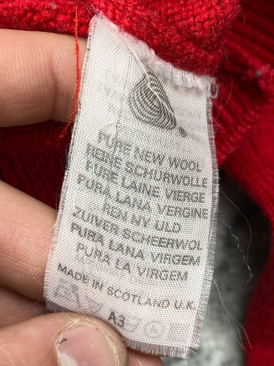 Burberry Vintage Burberrys 90s Wool Knit V Neck Sweater Men Size 44 Size US XXL / EU 58 / 5 - 8 Thumbnail