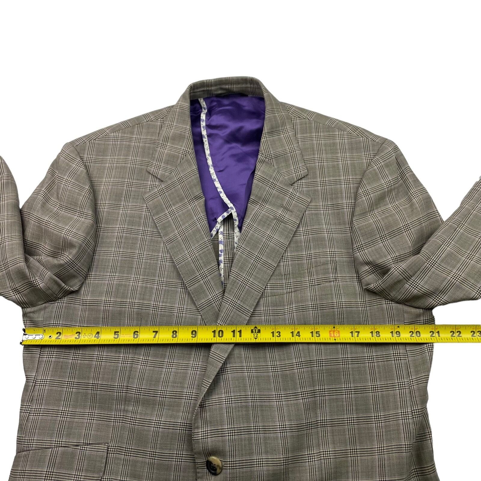 Paul Smith Paul Smith Men’s The Byard 100% Wool Unlined Blazer Beige Pl Size 44L - 9 Thumbnail