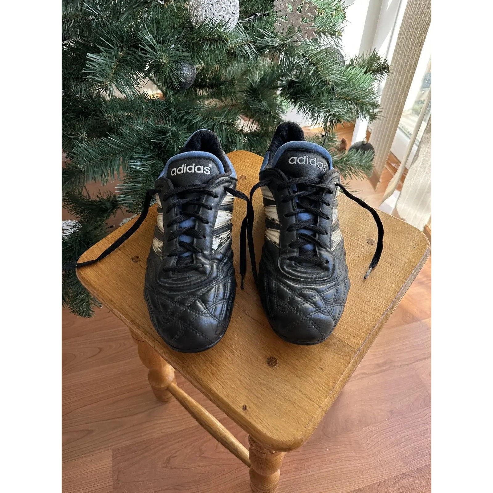 Adidas VTG Adidas Retro Leather Football Boots 9 US Size US 9 / EU 42 - 3 Thumbnail