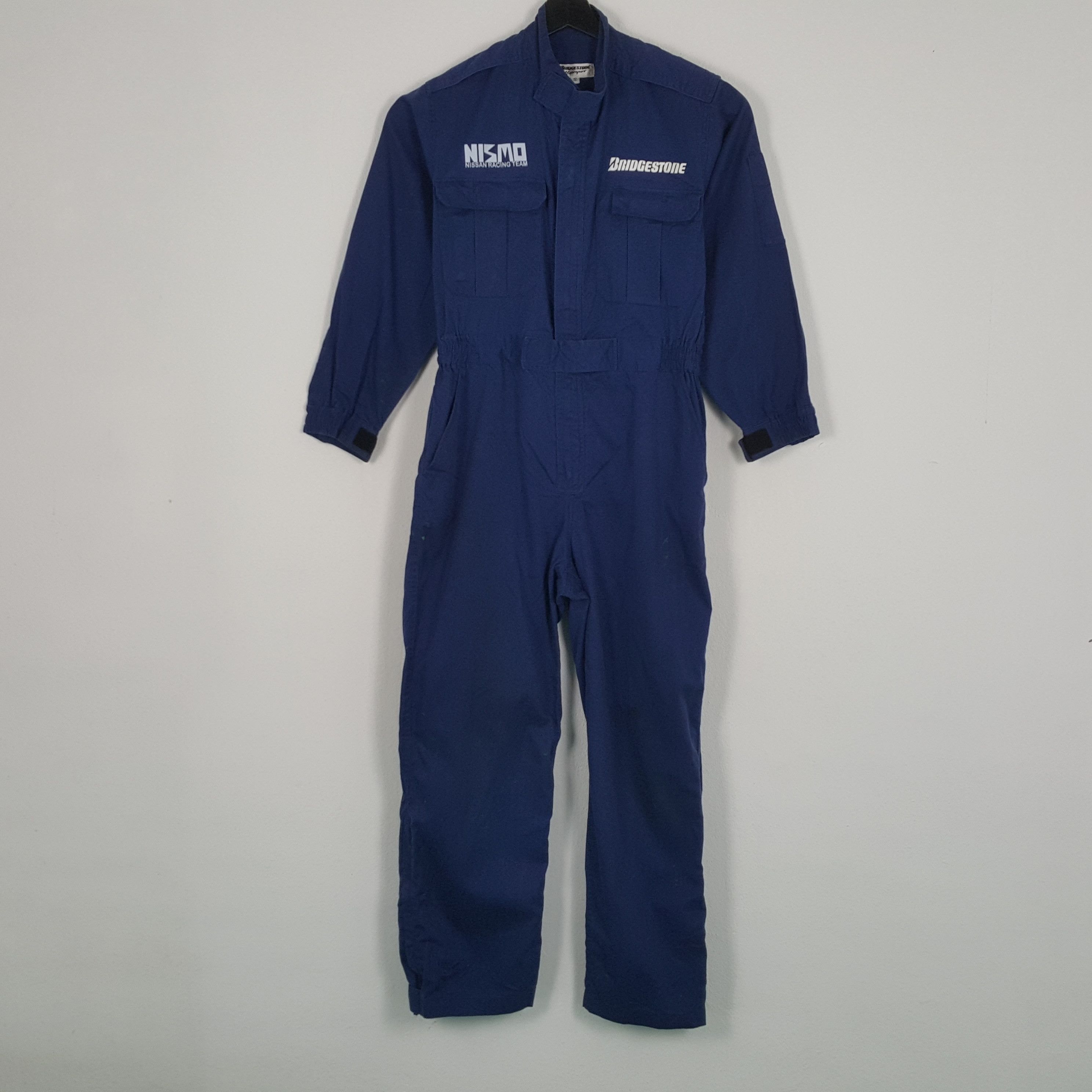 Vintage BRIDGESTONE NISMO NISSAN ARCING TEAM Custom Coverall Jacket Size US S / EU 44-46 / 1 - 4 Thumbnail