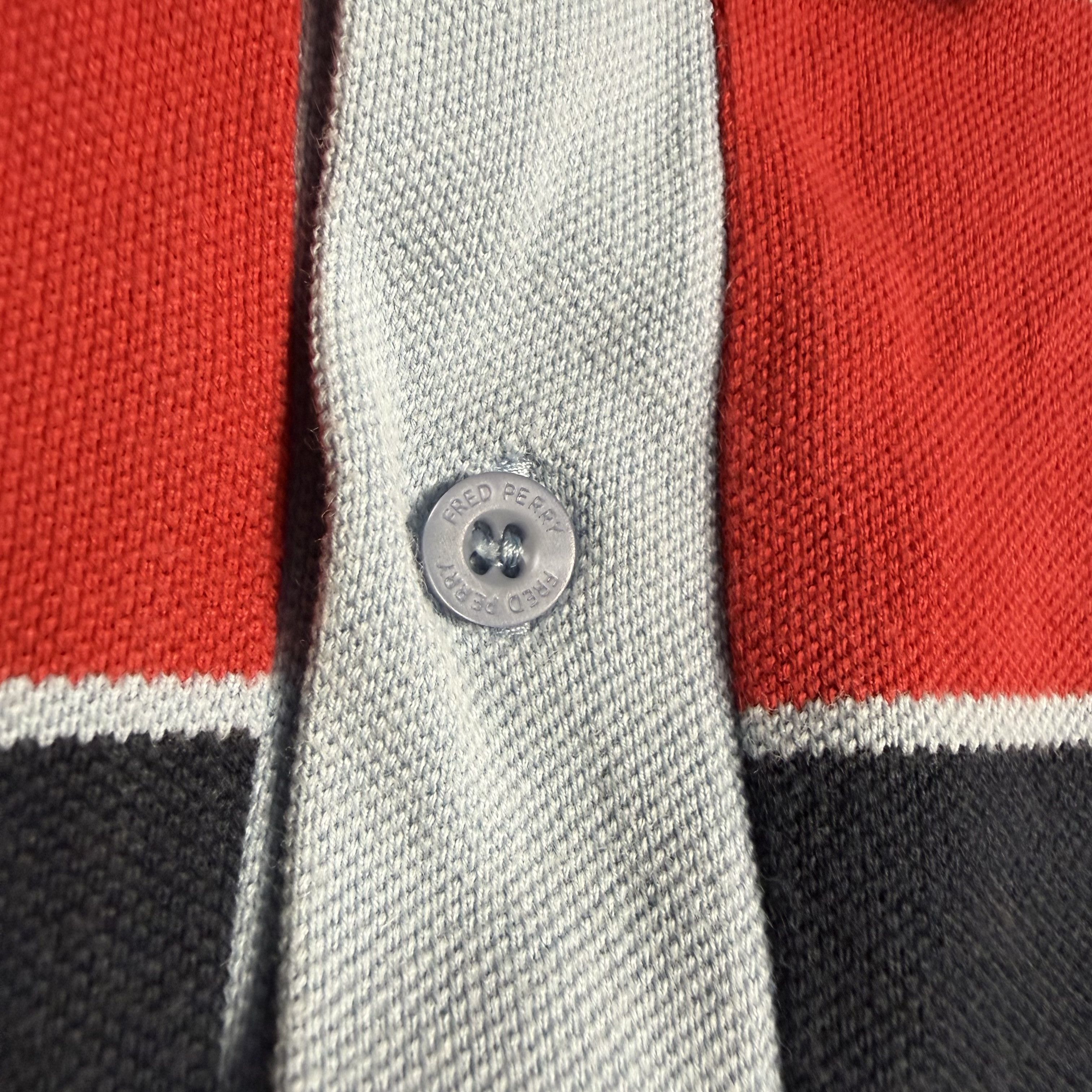 Fred Perry 🔥RARE🔥Vintage Fred Perry Sportwear Striped Polo Shirt Size US S / EU 44-46 / 1 - 3 Thumbnail