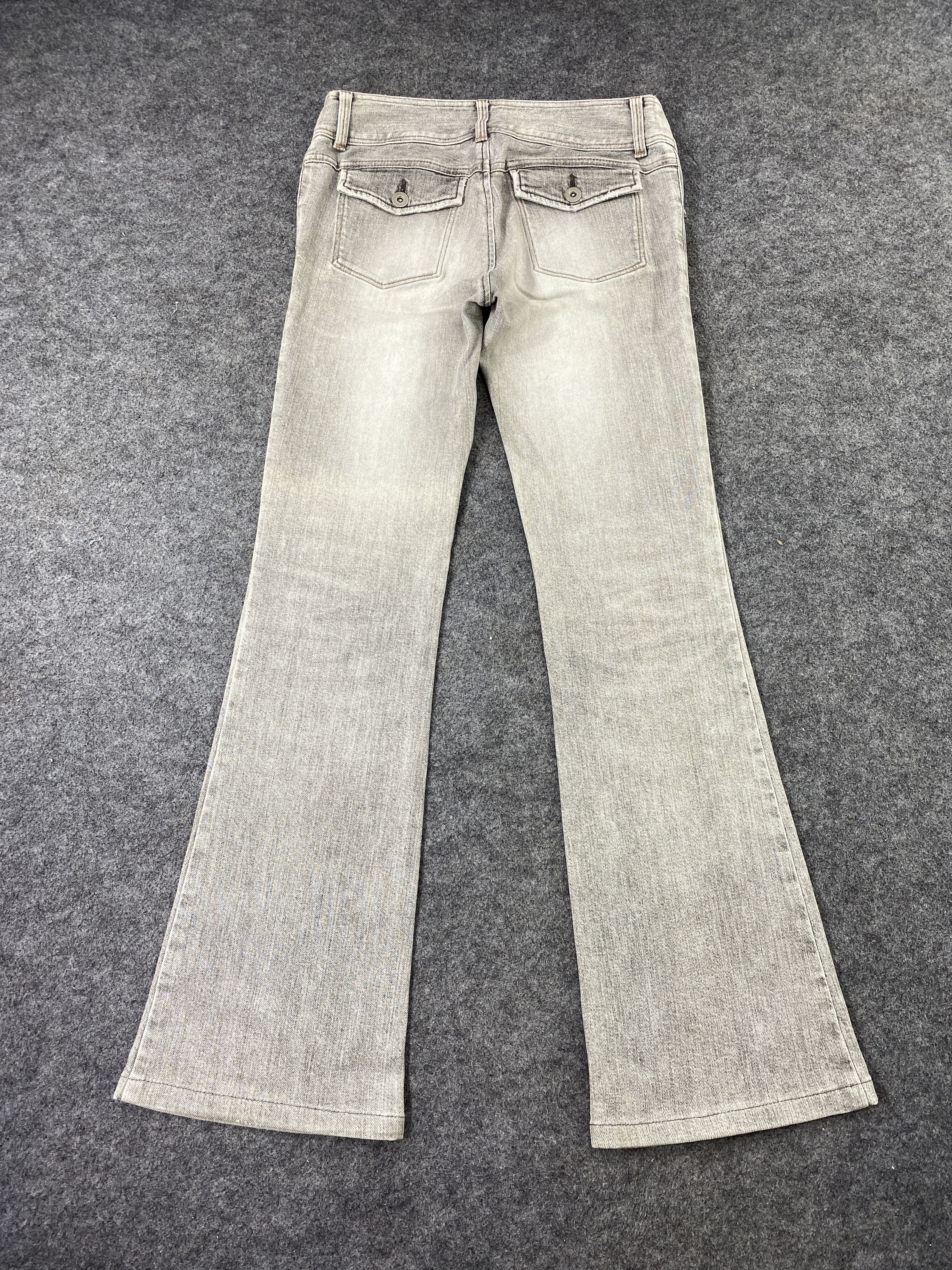 Japanese Brand Japanese Brand Indivi Bootcut Faded Grey Jeans - J1047 Size 28" / US 6 / IT 42 - 4 Thumbnail