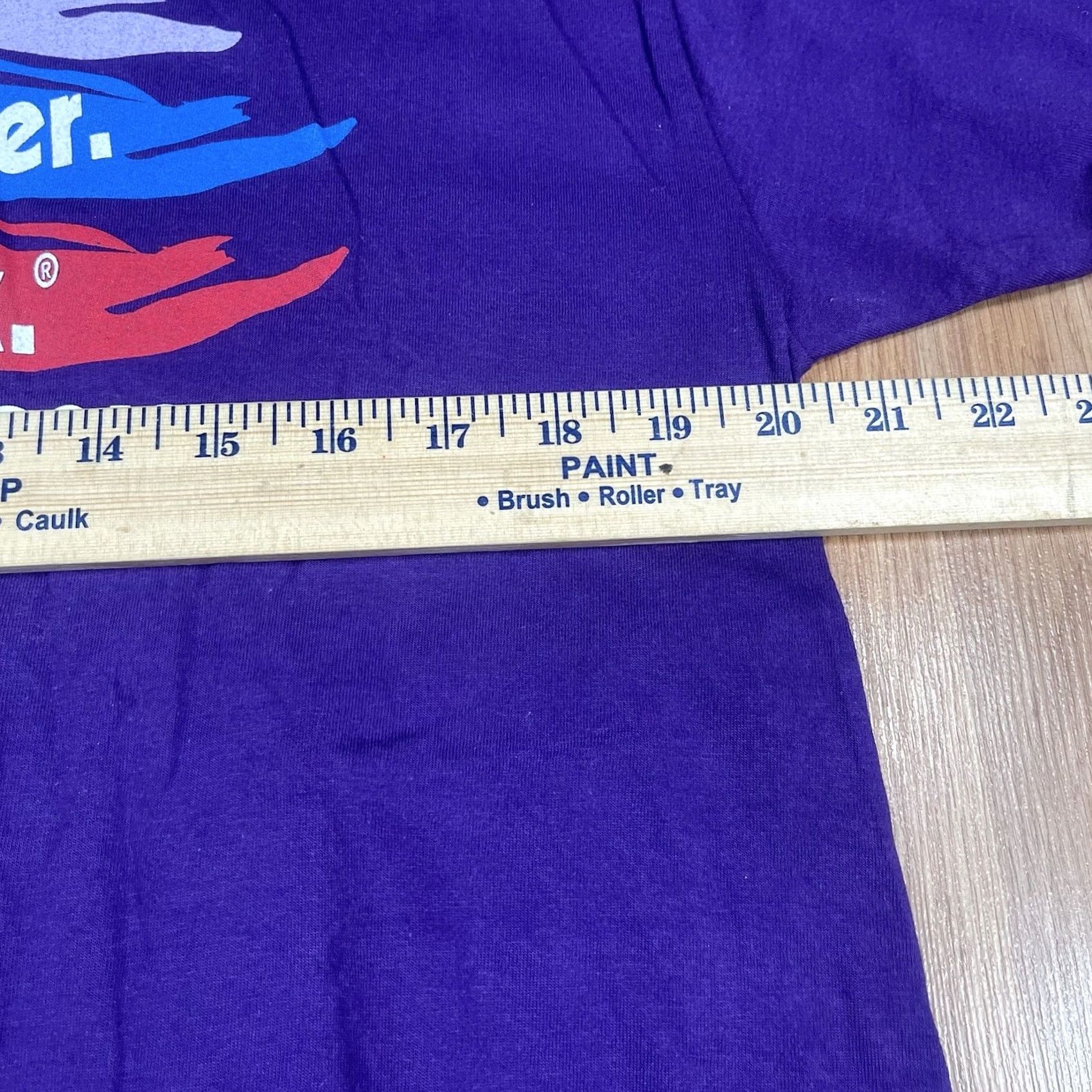 Fruit Of The Loom Fruit of the Loom CrewNeck T-Shirt Men’s L Purple Heavy Cotton Regular Fit Short Sleeve Crew Neck Adult Large Shirt Shirt Mens Purple fonts? Size US L / EU 52-54 / 3 - 6 Thumbnail