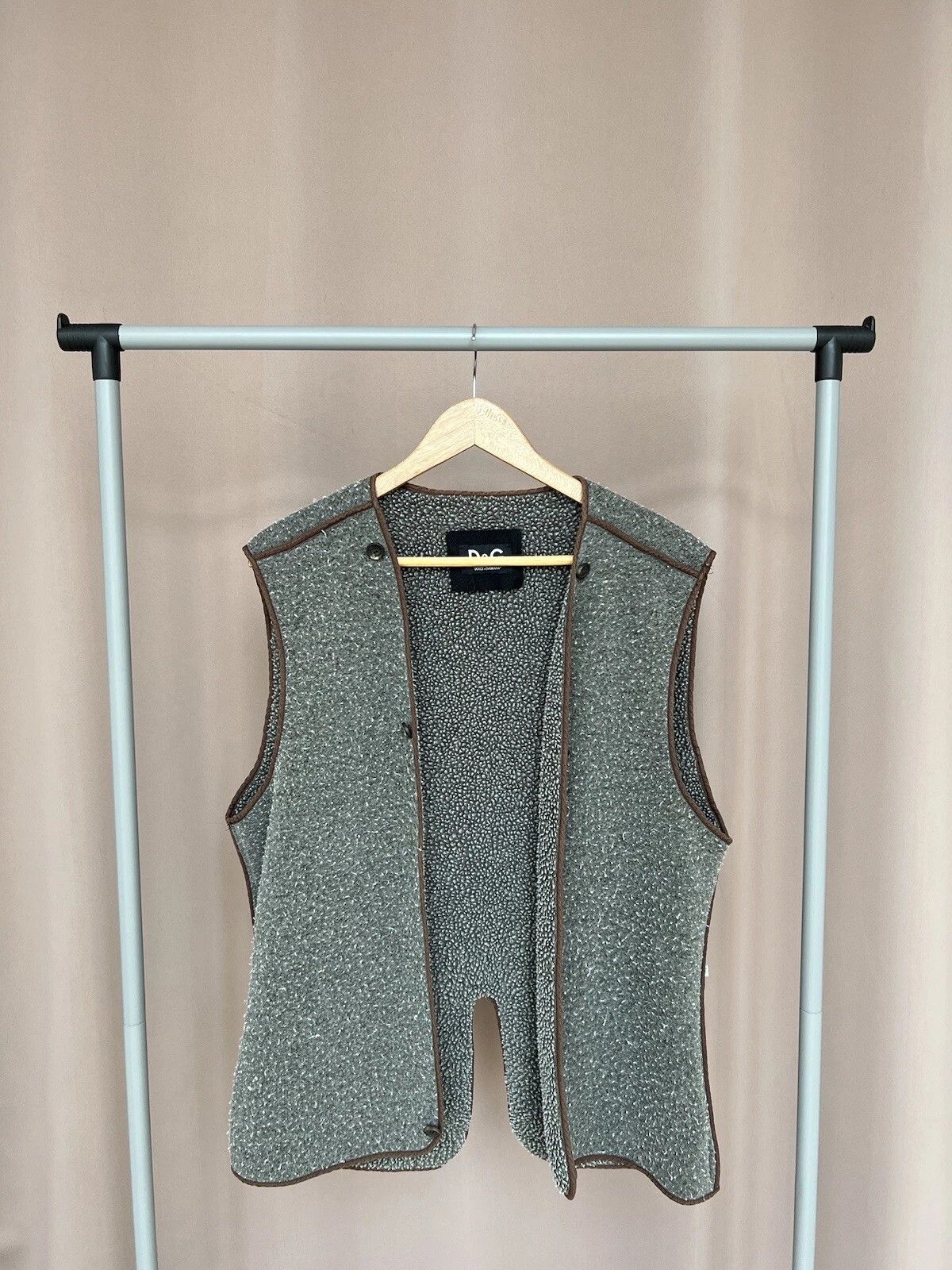 Dolce & Gabbana Dolce Gabbana Knit Vest Size 50 or L/XL Grey Lining Size L / US 10 / IT 46 - 1 Thumbnail