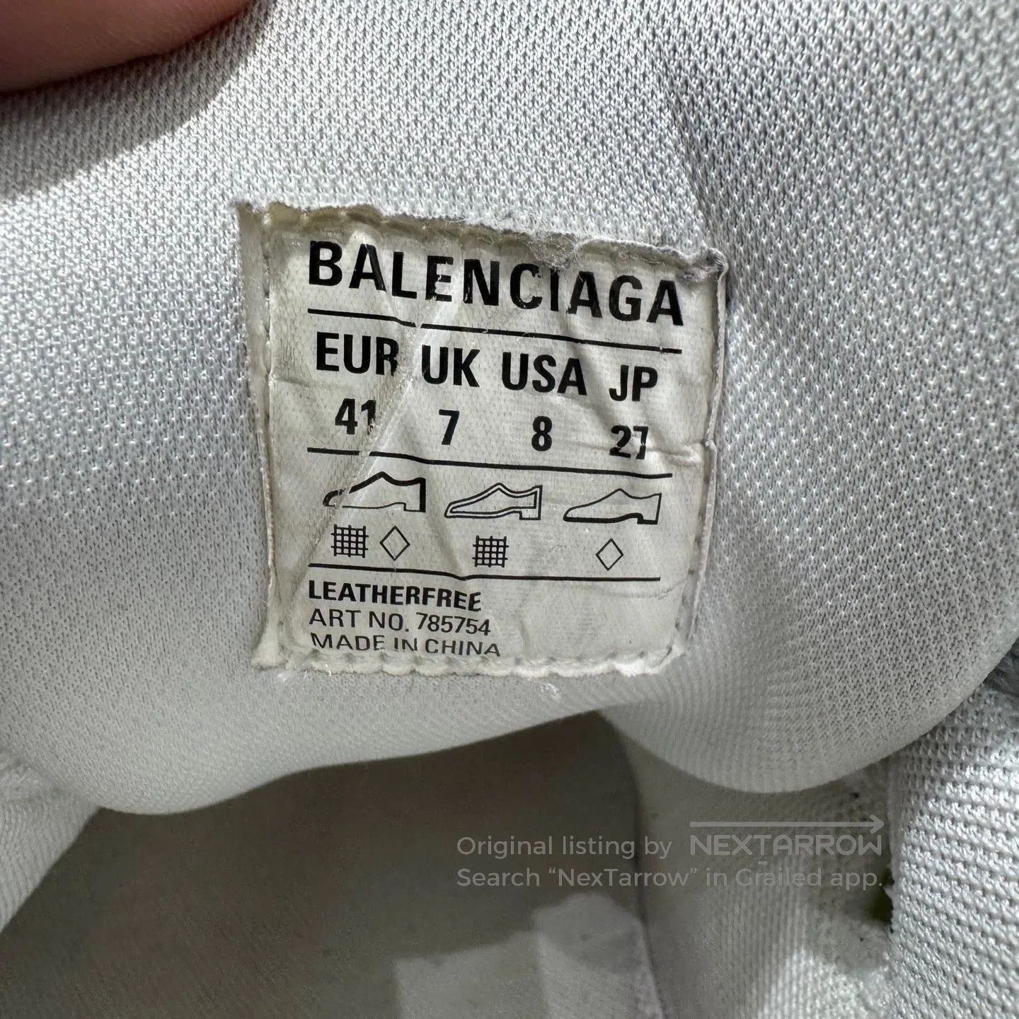 Balenciaga Multi Color Low-Top Sneakers Size 8. Size US 8 / EU 41 - 5 Thumbnail