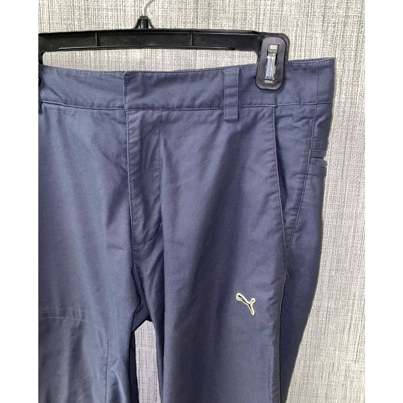 Puma PUMA Golf Pants Casual Men 31x32 Gray Zip Fly Flat Front Regular Size S Mens Size US 31 - 2 Thumbnail