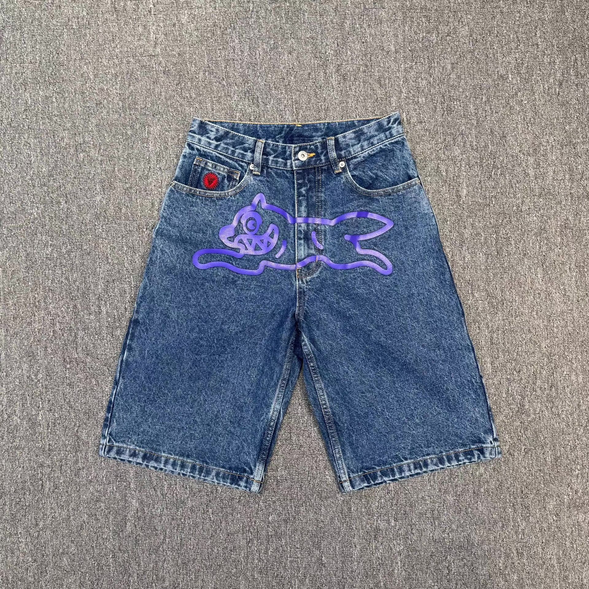 Billionaire Boys Club BBC Flying Dog Denim Shorts Q5 Size US 34 / EU 50 - 1 Thumbnail