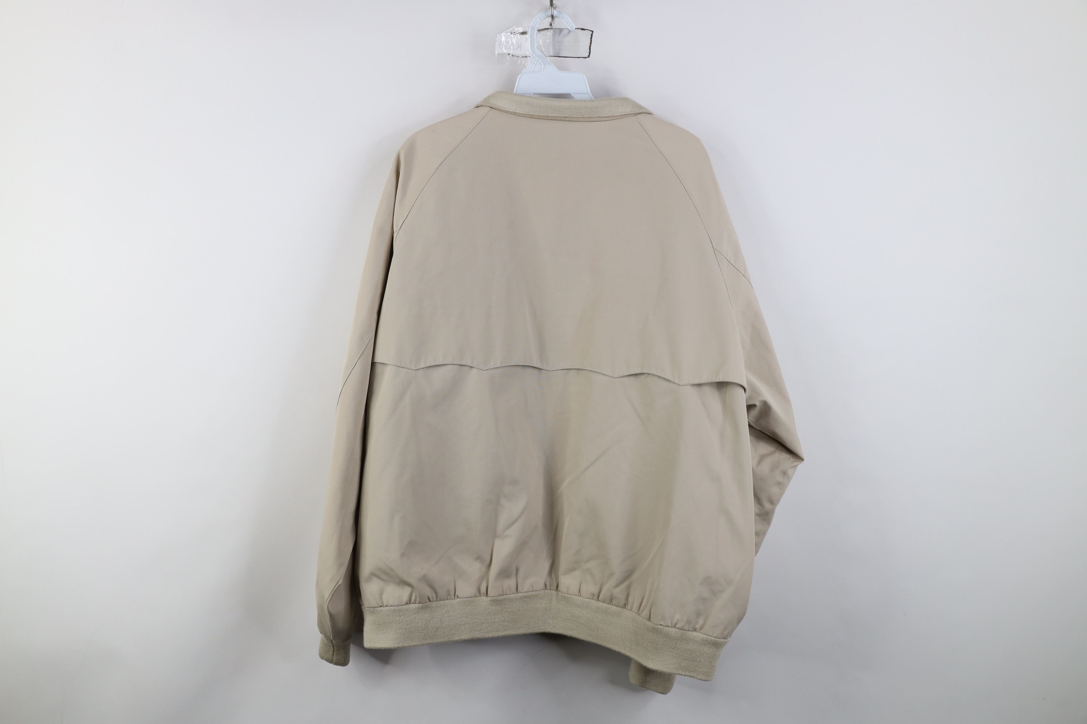 Lacoste Vintage 80s Izod Lacoste Full Zip Cafe Racer Bomber Jacket Size US XL / EU 56 / 4 - 14 Thumbnail