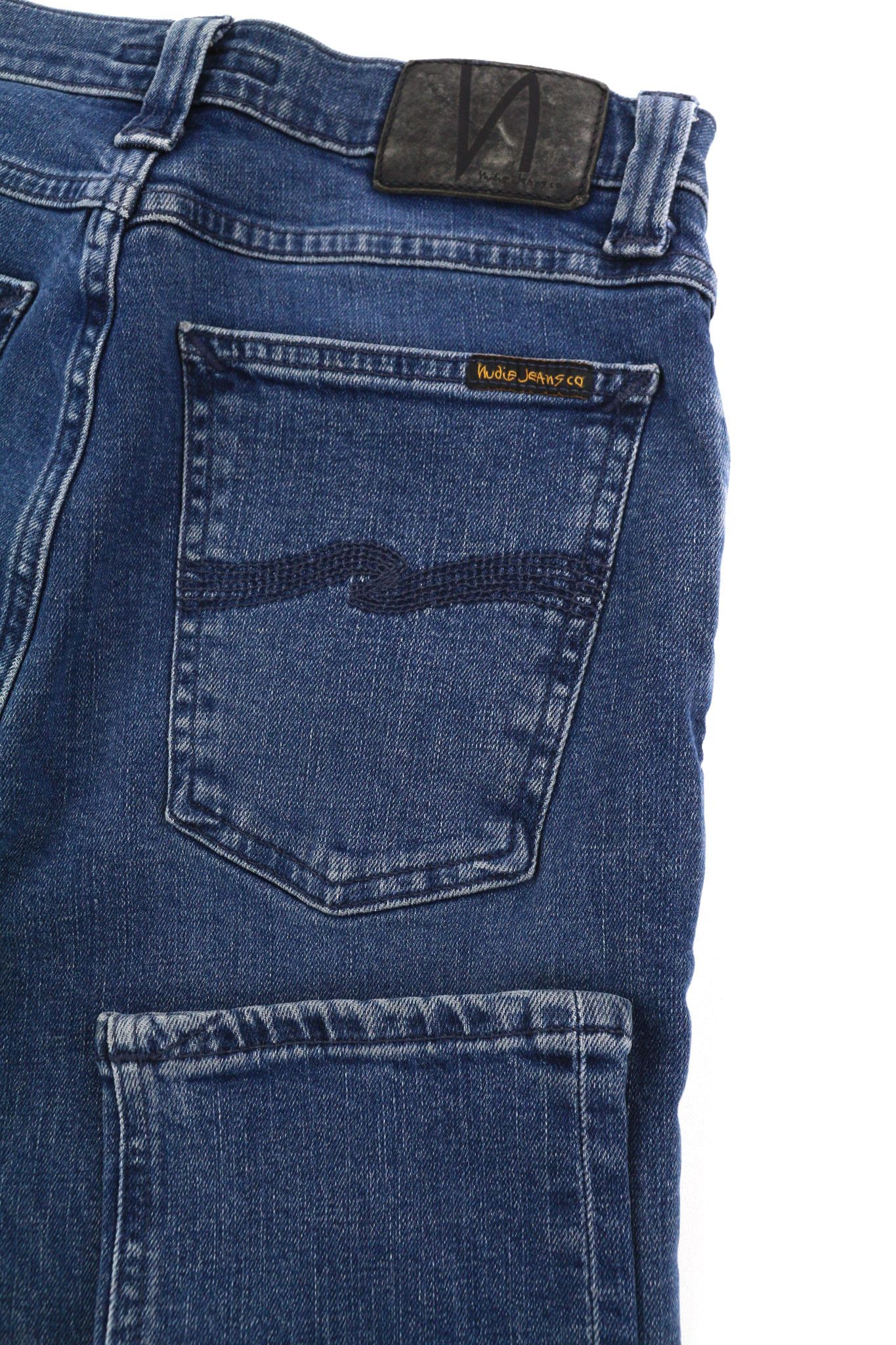 Nudie Jeans HIGH KAI W28/L32 Navy Falls Organic Denim Jeans 82676 Size US 28 / EU 44 - 5 Thumbnail