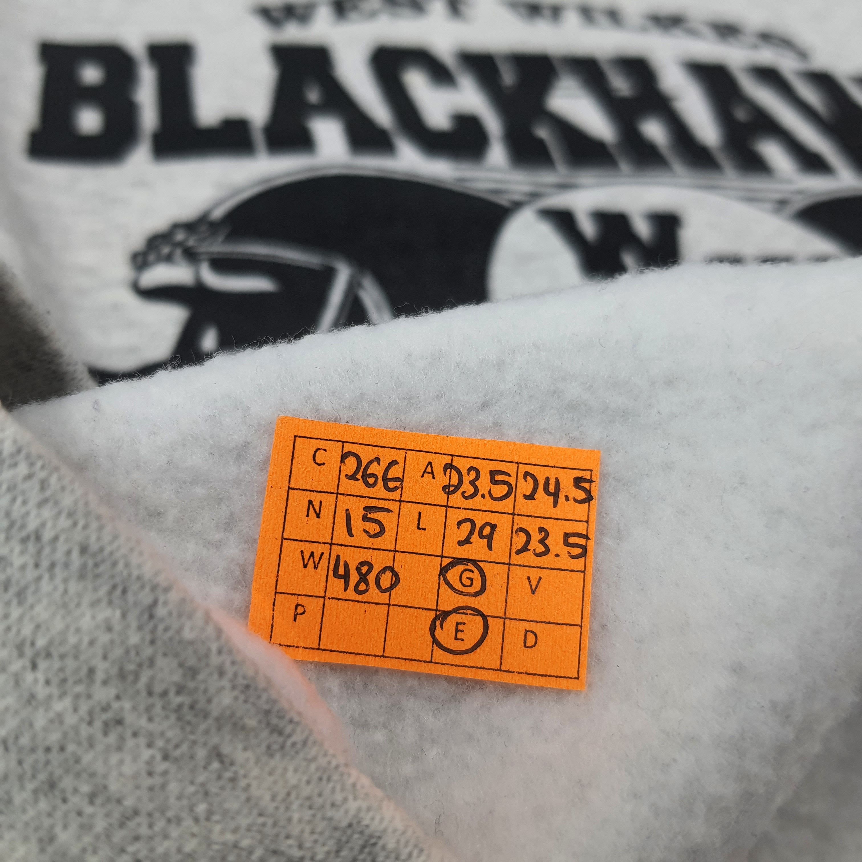 Vintage Vintage Discus Blackhawk Football Team Sweatshirt C266N15 Size US L / EU 52-54 / 3 - 8 Thumbnail