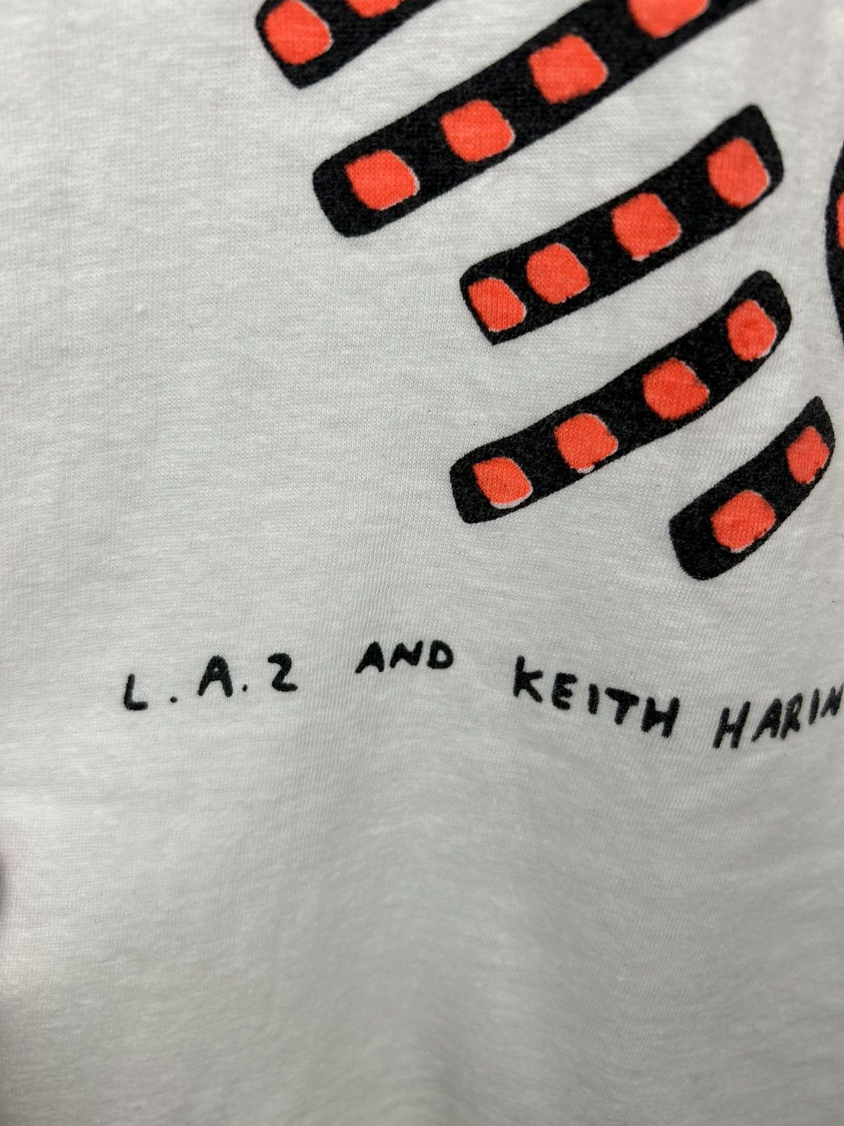 Keith Haring Vintage 80s Keith Haring Graphic Print Pop Art Willi Wear Size US M / EU 48-50 / 2 - 16 Thumbnail