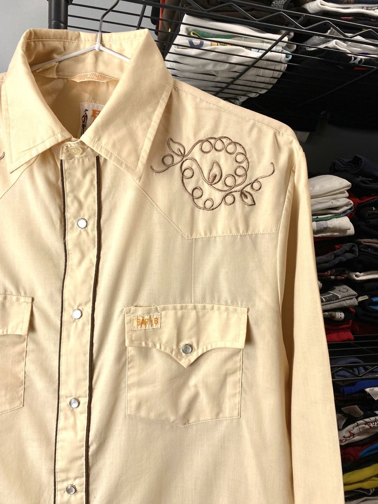 Vintage Rare! 1970’s Vintage BAR B Western Wear Shirt Size US M / EU 48-50 / 2 - 4 Thumbnail