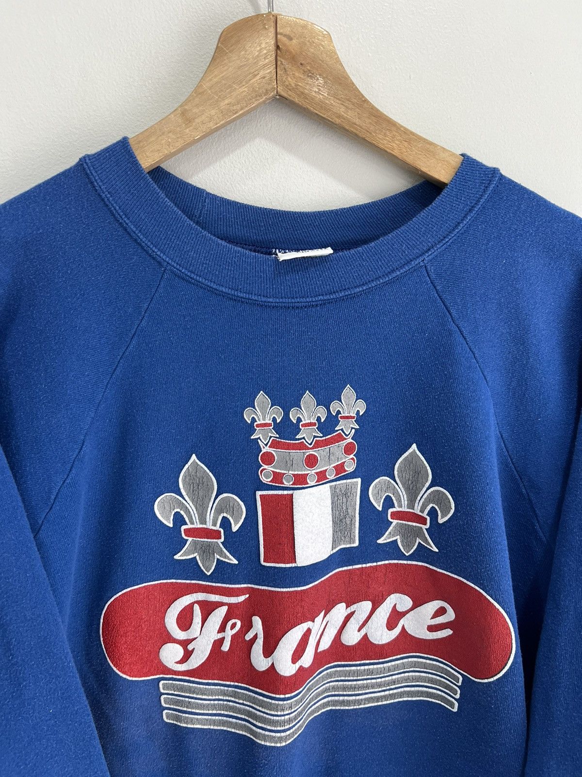Vintage Vintage 90s France Sweater Sweatshirt spellout location Size US M / EU 48-50 / 2 - 2 Thumbnail