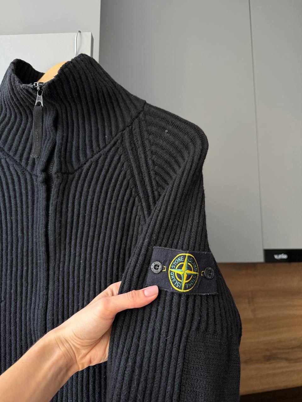 Massimo Osti Vintage Stone Island Knit Sweater Rare Size US XL / EU 56 / 4 - 3 Thumbnail