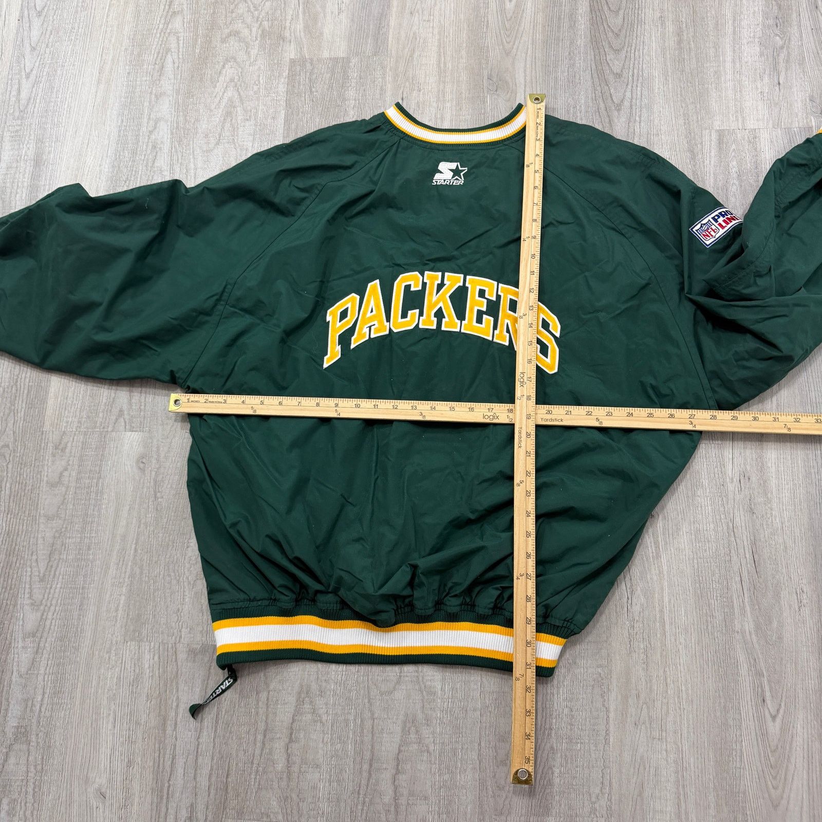 Vintage Vintage Starter Pro Line Green Bay Packers Pullover Jacket Size US XXL / EU 58 / 5 - 8 Thumbnail