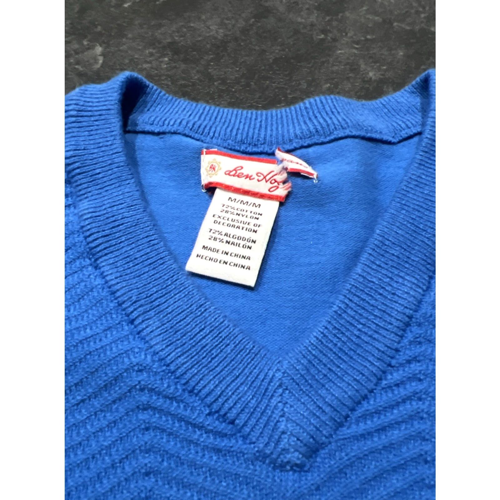 Hogan VINTAGE Ben Hogan Sweater Mens Size M Blue V Neck Size US M / EU 48-50 / 2 - 4 Thumbnail