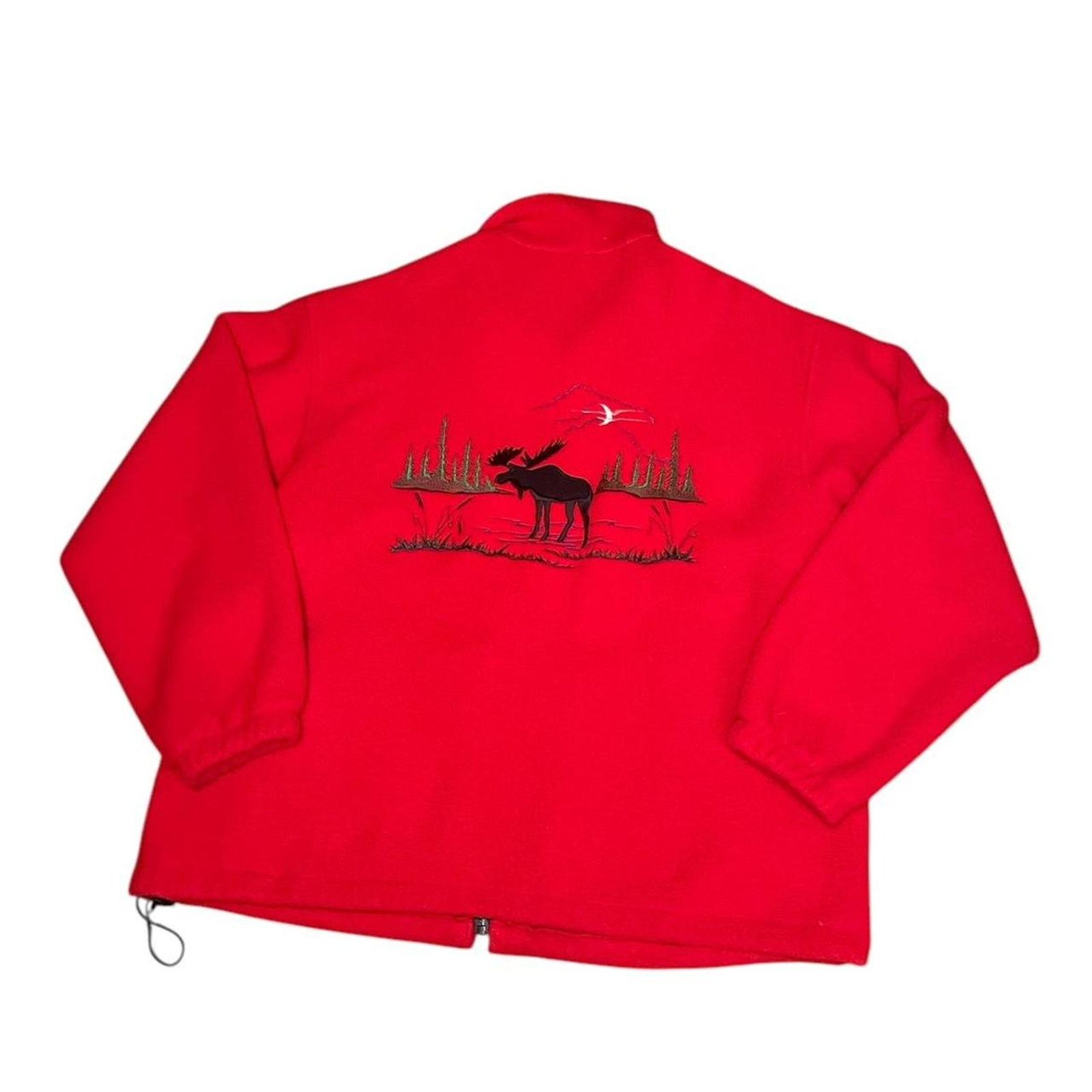 Other Vintage Moose Nature Zip Up Fleece Jacket Size US XL / EU 56 / 4 - 1 Thumbnail