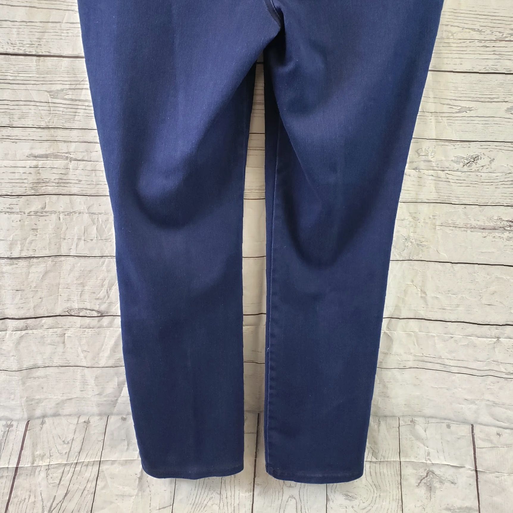Vintage LOGO Lori Goldstein Womens Pull On Skinny Jeans Sz 8 Blue High Rise Jeans Size 30" / US 8 / IT 44 - 5 Thumbnail