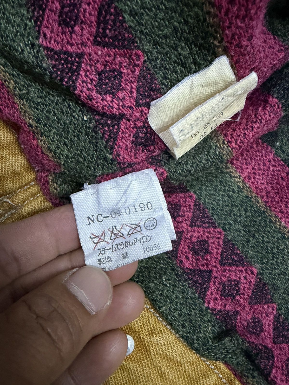 Nigel Cabourn Vintage 80s Nigel Cabourn Blanket Trucker Jacket Size US L / EU 52-54 / 3 - 13 Thumbnail