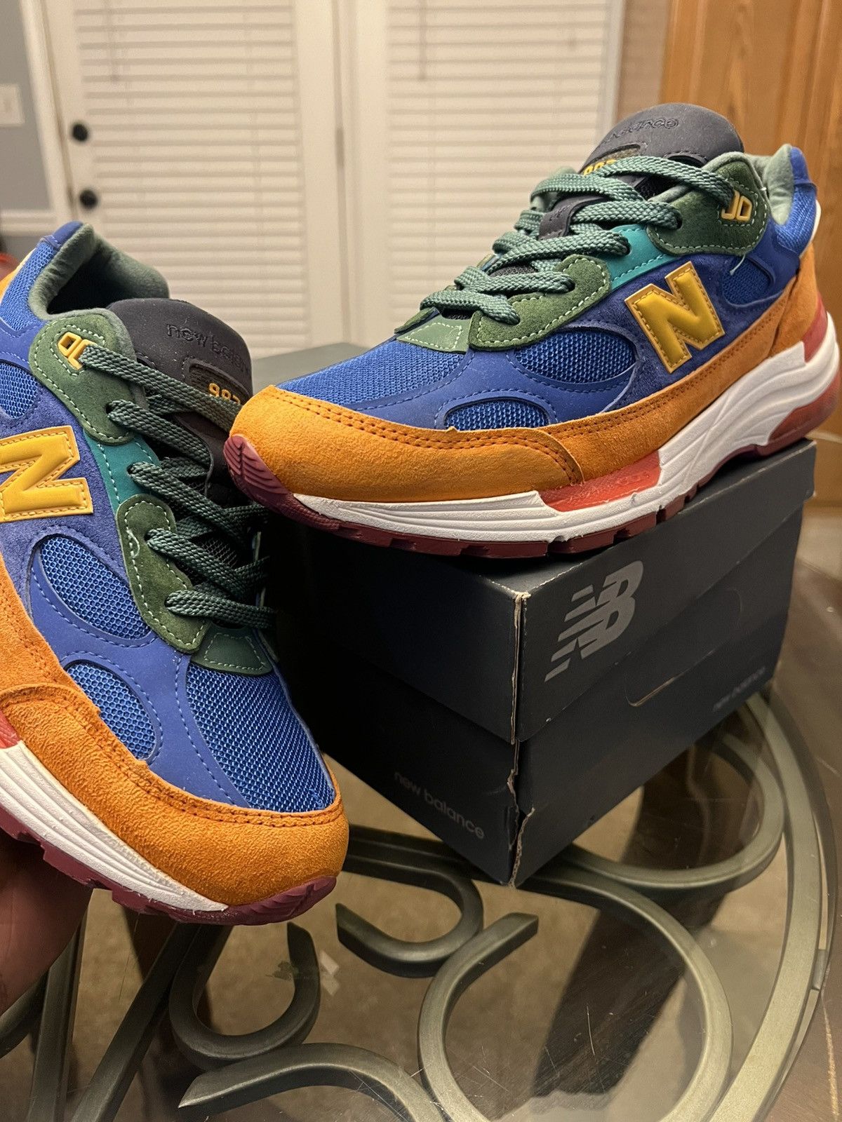 New Balance New Balance 992 “Multi-Color” 2020 Size US 9.5 / EU 42-43 - 1 Thumbnail