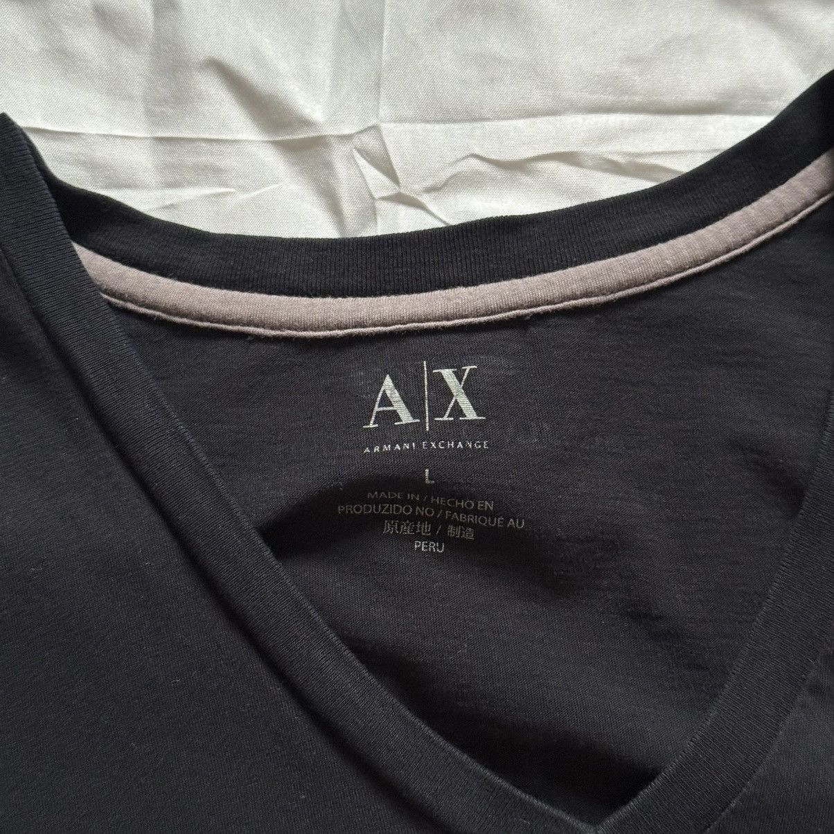 Armani Exchange Lot of 2 Armani Exchange Eagle Graphic & Polo - Size L/XL Size US L / EU 52-54 / 3 - 9 Thumbnail