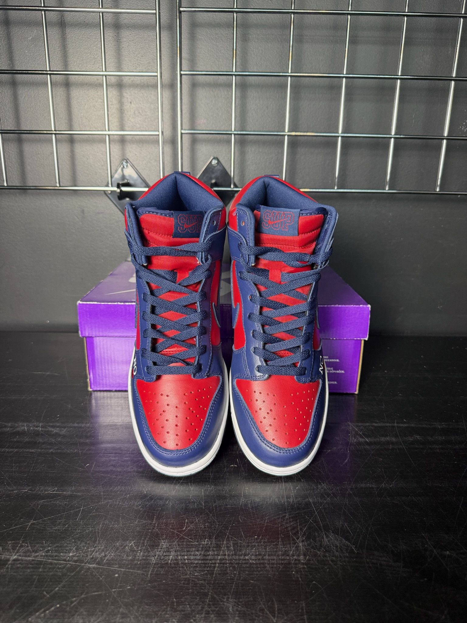 Nike Nike SB Dunk High x Supreme "By Any Means" - Size 8 Size US 8 / EU 41 - 3 Thumbnail