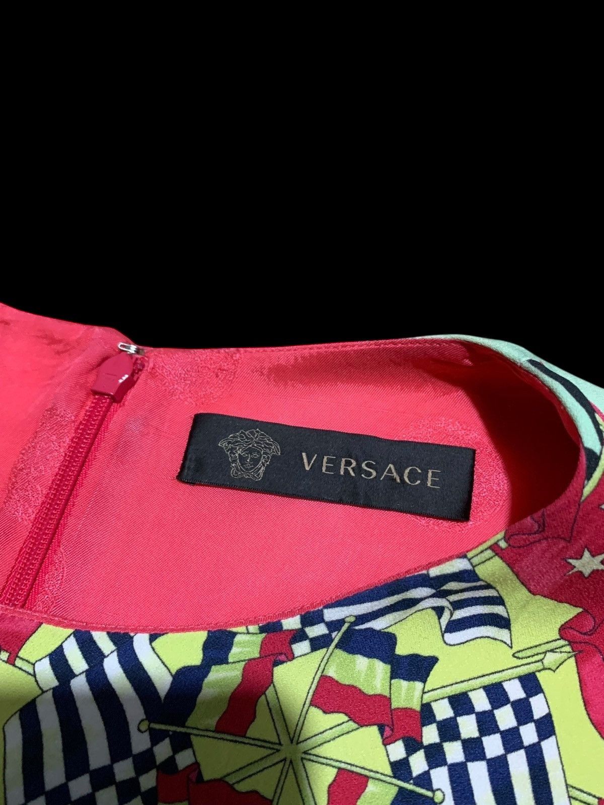 Versace SS15 VERSACE resort polca boraque mini dress Size M / US 6-8 / IT 42-44 - 16 Thumbnail