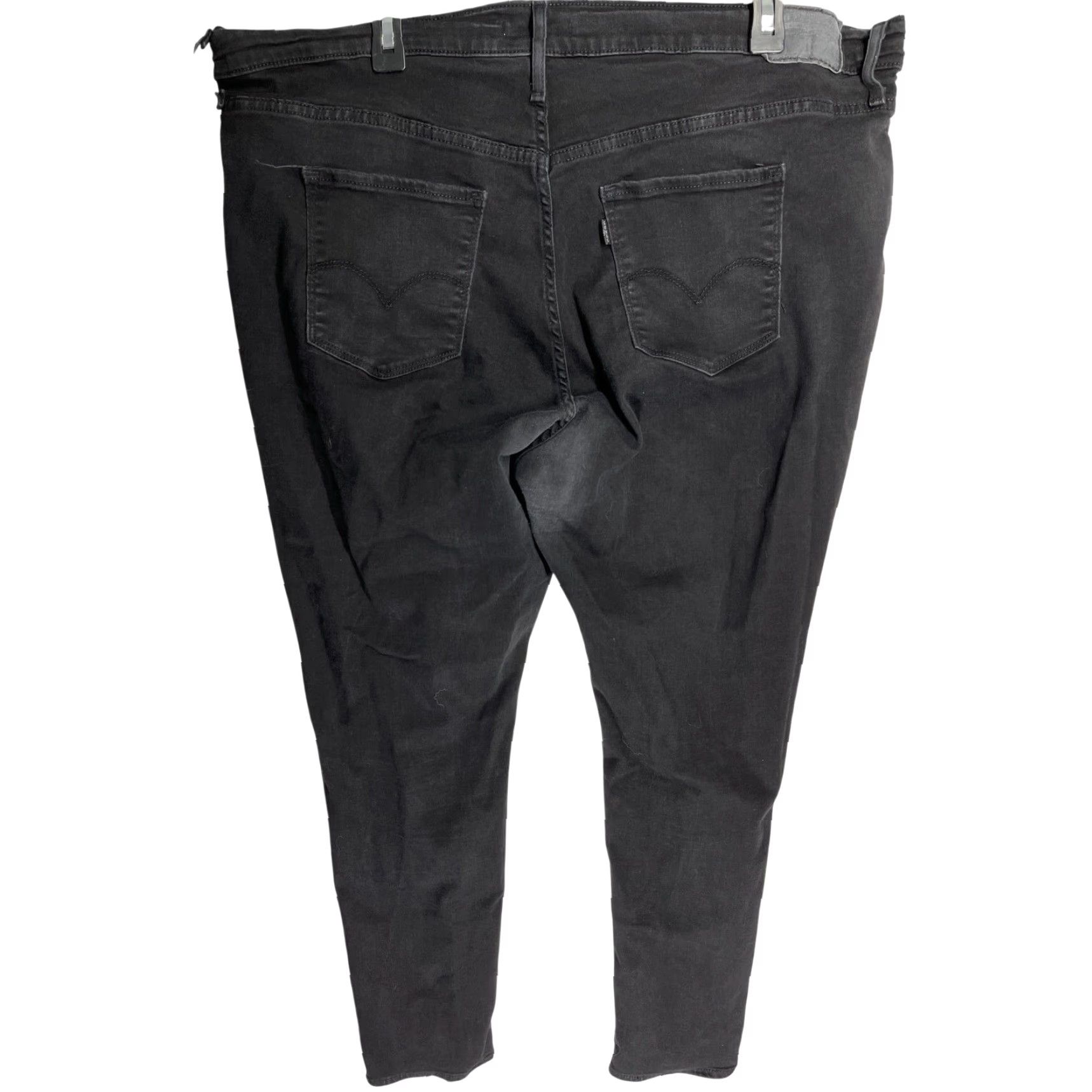Levi's Levi's 721 Skinny Jeans Women Plus 20W Black High Rise Stretch Pilling 5-Pocket Denim Belt Loops Jeans Capable Size 27" / US 4 / IT 40 - 2 Thumbnail