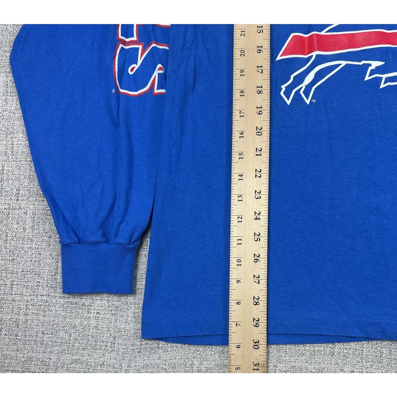 Other Buffalo Bills Shirt XL Blue Double Long Sleeve Graphic 90s Size US XL / EU 56 / 4 - 2 Thumbnail