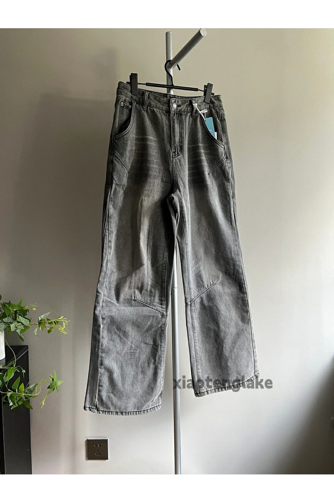Jean × Vintage washed faded cleanfit yuppie loose baggy jeans Size US 32 / EU 48 - 6 Thumbnail
