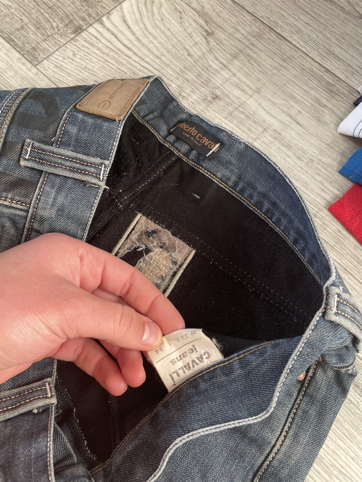 If Six Was Nine × Roberto Cavalli FLARED roberto cavalli jeans backhit logo on back pocket Size US 33 - 5 Thumbnail
